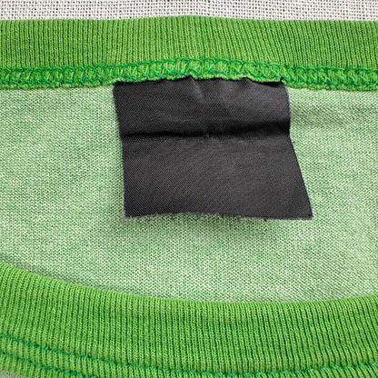00s スーパーマリオ ゲーム Tシャツ リンガー 緑 ch-u-2505-002
