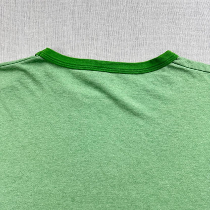 00s スーパーマリオ ゲーム Tシャツ リンガー 緑 ch-u-2505-002