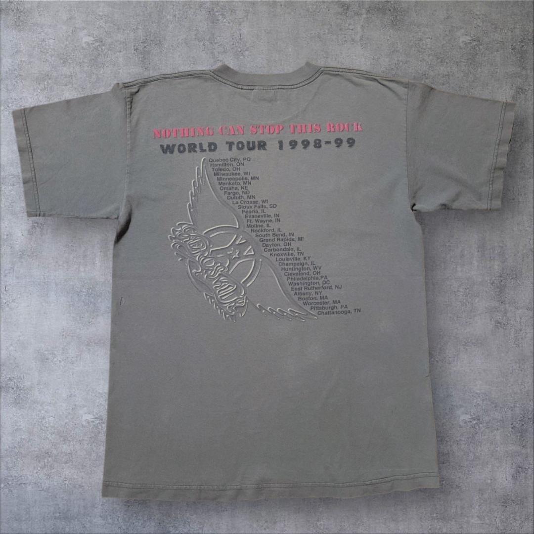 90s エアロスミス AERO FORCE ONE GIANTタグ USA製 L ba-000010