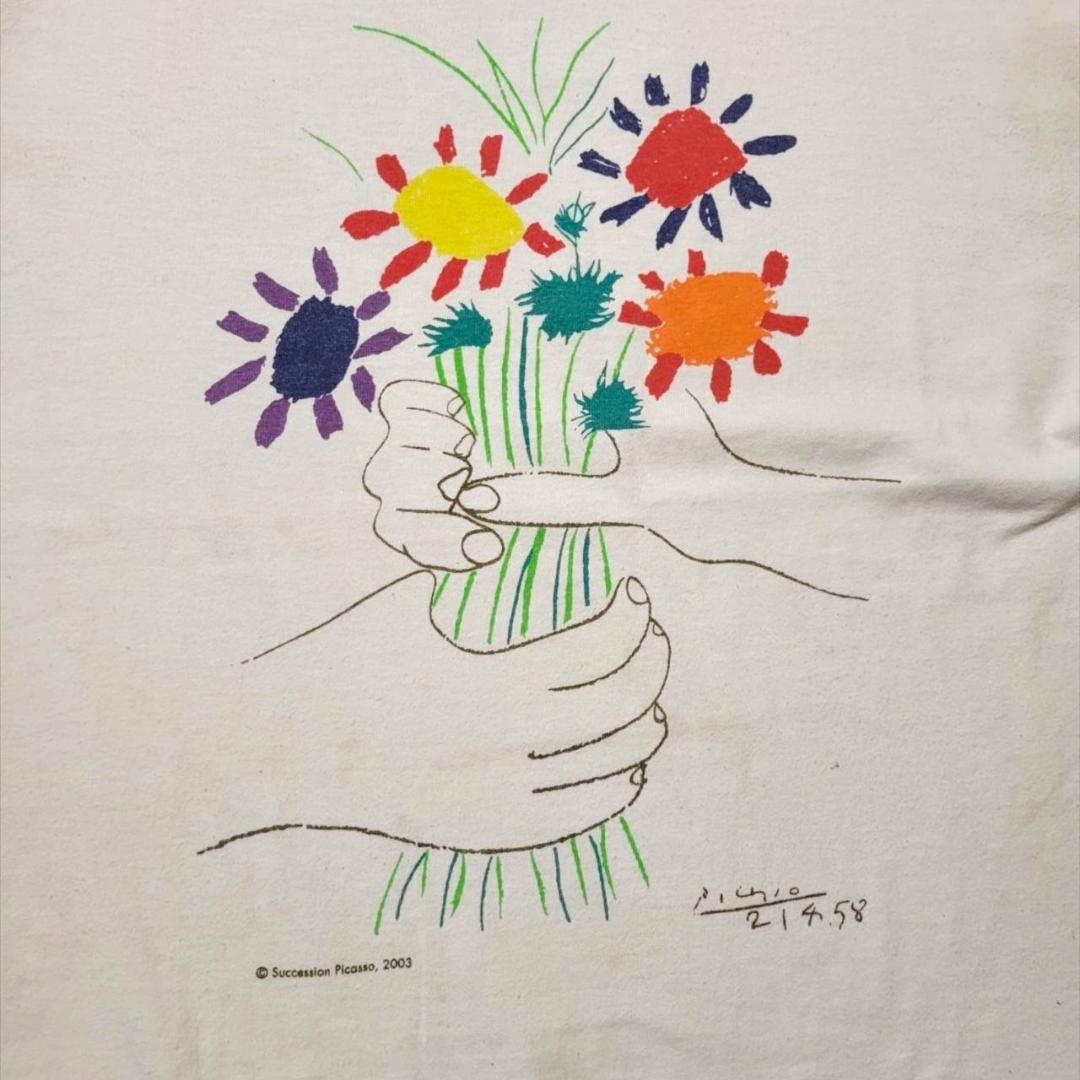 アートT ピカソ pablo picasso 花束を持つ手 a-000045