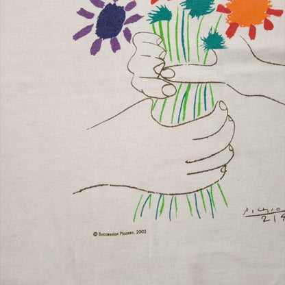 アートT ピカソ pablo picasso 花束を持つ手 a-000045