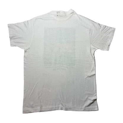 80s ゲイリーラーソン The Far Side アートT Hanes USA製  ホワイト L a-u-2505-076