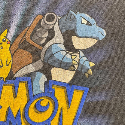 90s ポケモン リザードン Tシャツ 1999 黒 ch-t-2505-004