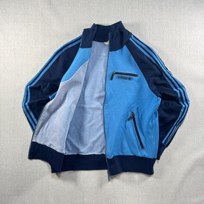 80s adidas アディダス トラックジャケット ブルー ユーゴスラビア製 ja-2603-031