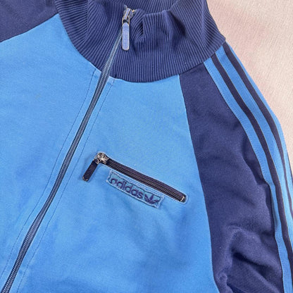 80s adidas アディダス トラックジャケット ブルー ユーゴスラビア製 ja-2603-031