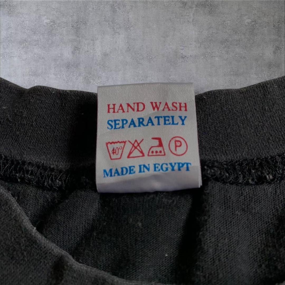 刺繍 エジプト アート スーベニア フェード 炭黒 L o-000015