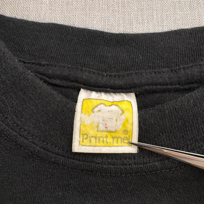 90s 00s レオナルドダヴィンチ ウィトルウィウス的人体図 黒 a-u-2505-043