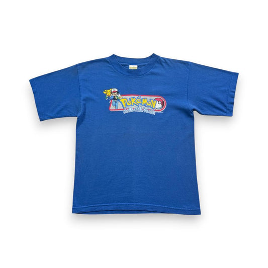 90s ポケモン ピカチュウ Tシャツ 1998 青 ch-u-2505-066