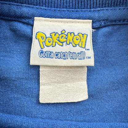90s ポケモン ピカチュウ Tシャツ 1998 青 ch-u-2505-066