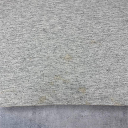 90s USA製 科学 アート Hanes L グレー o-000014