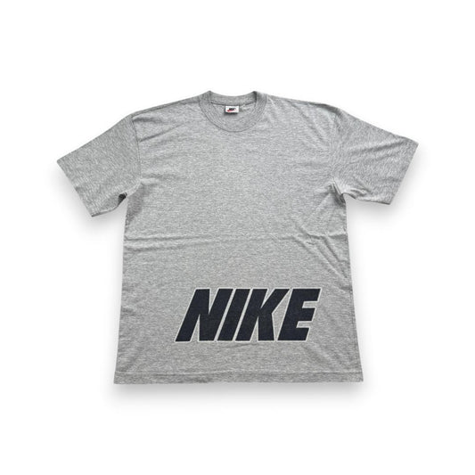 90s NIKE ナイキ 銀タグ Tシャツ グレー ロゴ シンプル br-u-2505-014