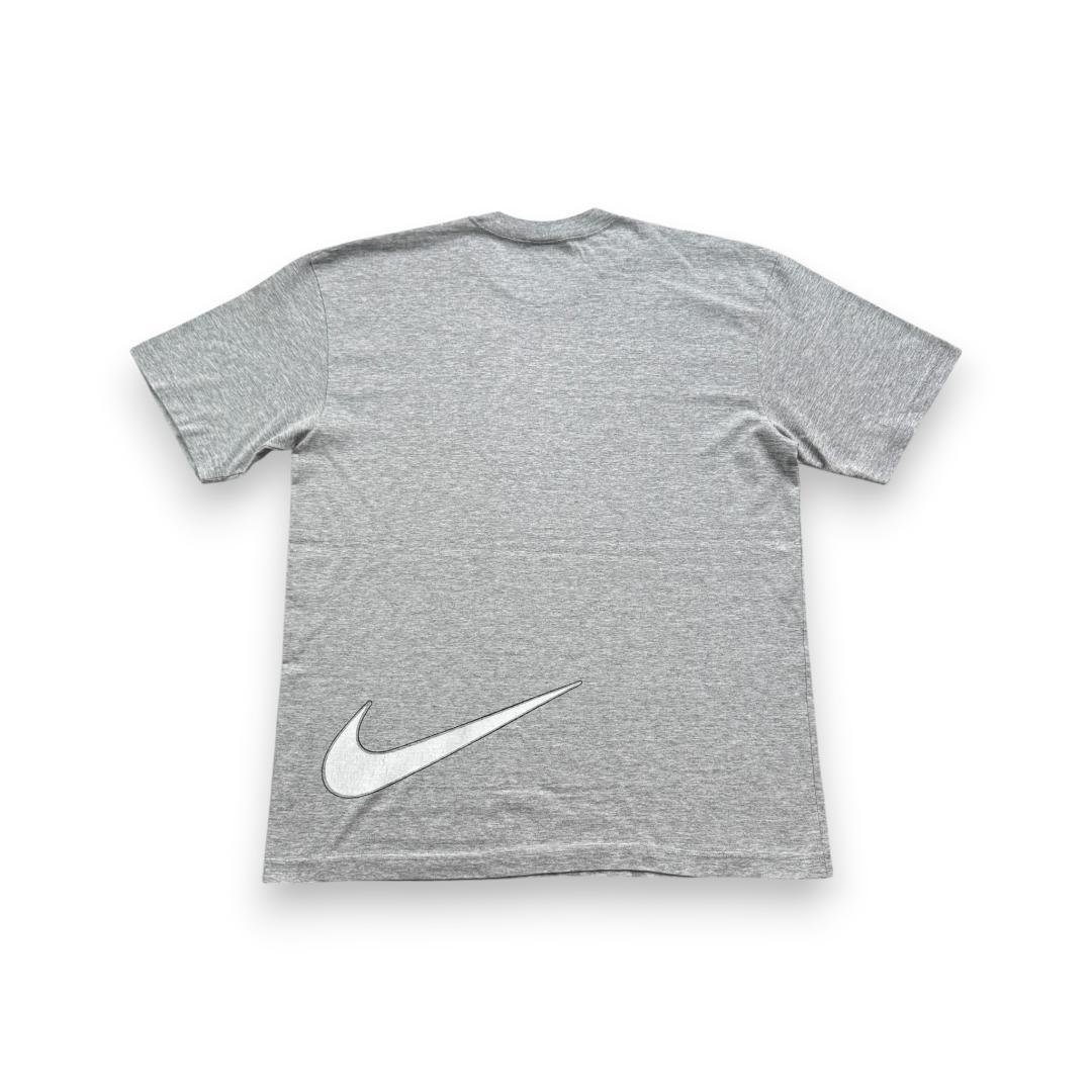 90s NIKE ナイキ 銀タグ Tシャツ グレー ロゴ シンプル br-u-2505-014