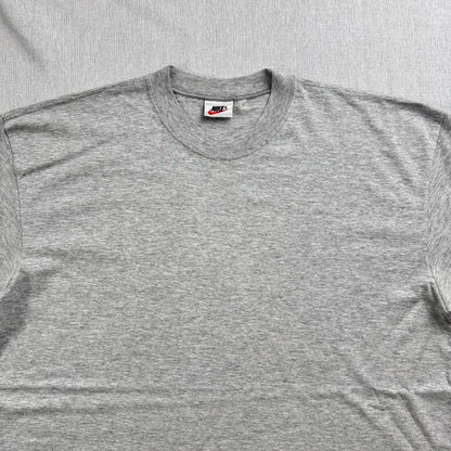 90s NIKE ナイキ 銀タグ Tシャツ グレー ロゴ シンプル br-u-2505-014