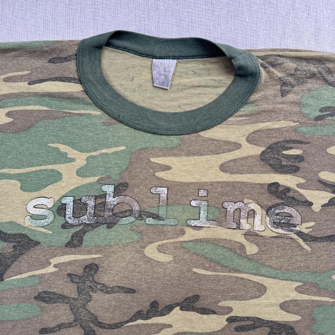 80s 90s sublime サブライム 迷彩 Tシャツ ba-t-2505-003