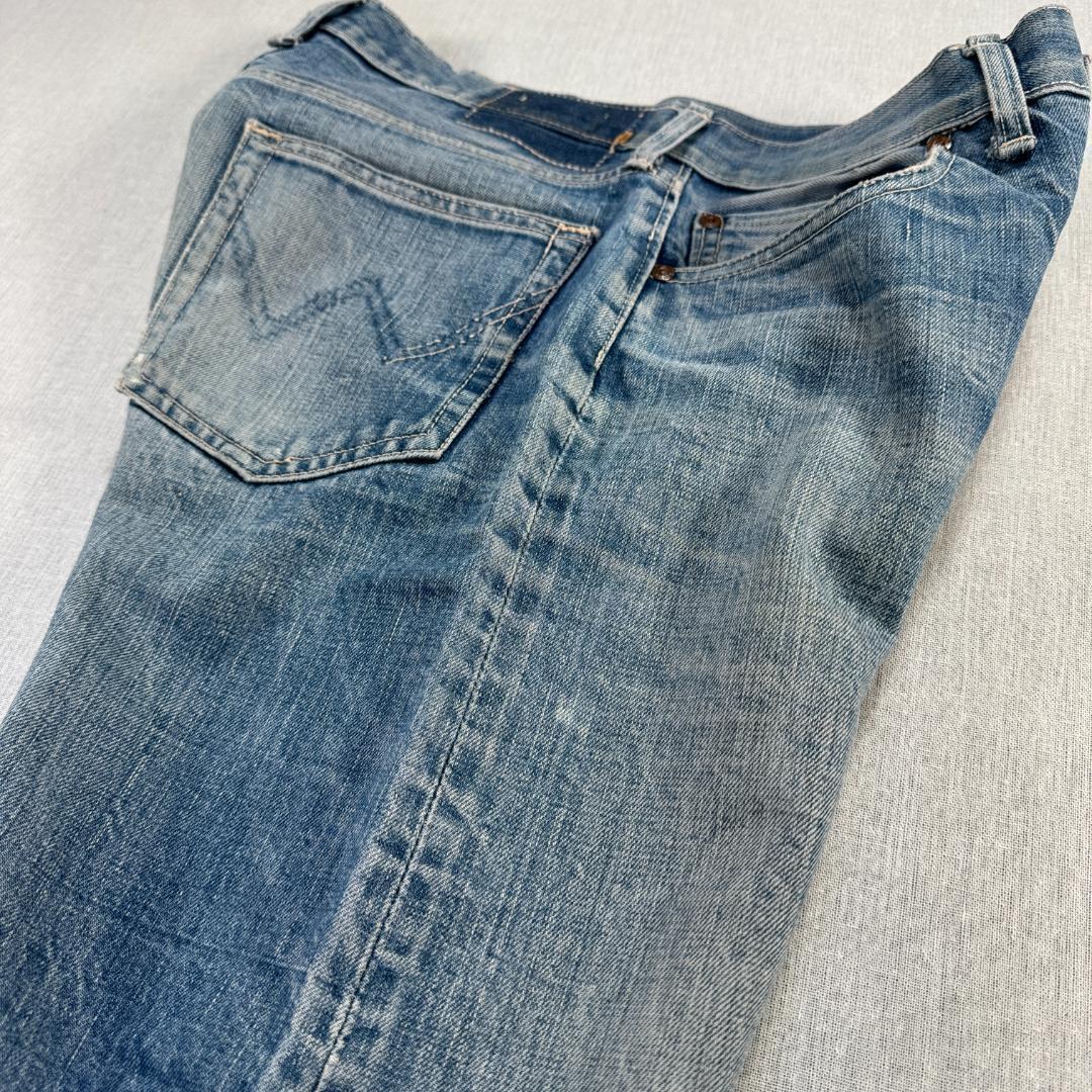 60s EDWIN デニム エドウィン W33 USA製 赤耳 pa-00016