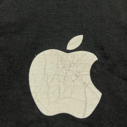 00s Apple アップル ロンT 企業T 黒 co-000031