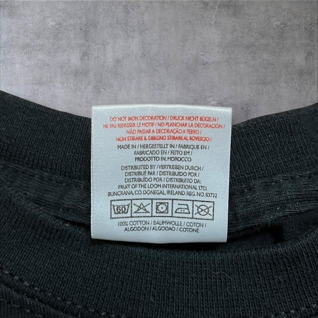 00s Apple アップル ロンT 企業T 黒 co-000031