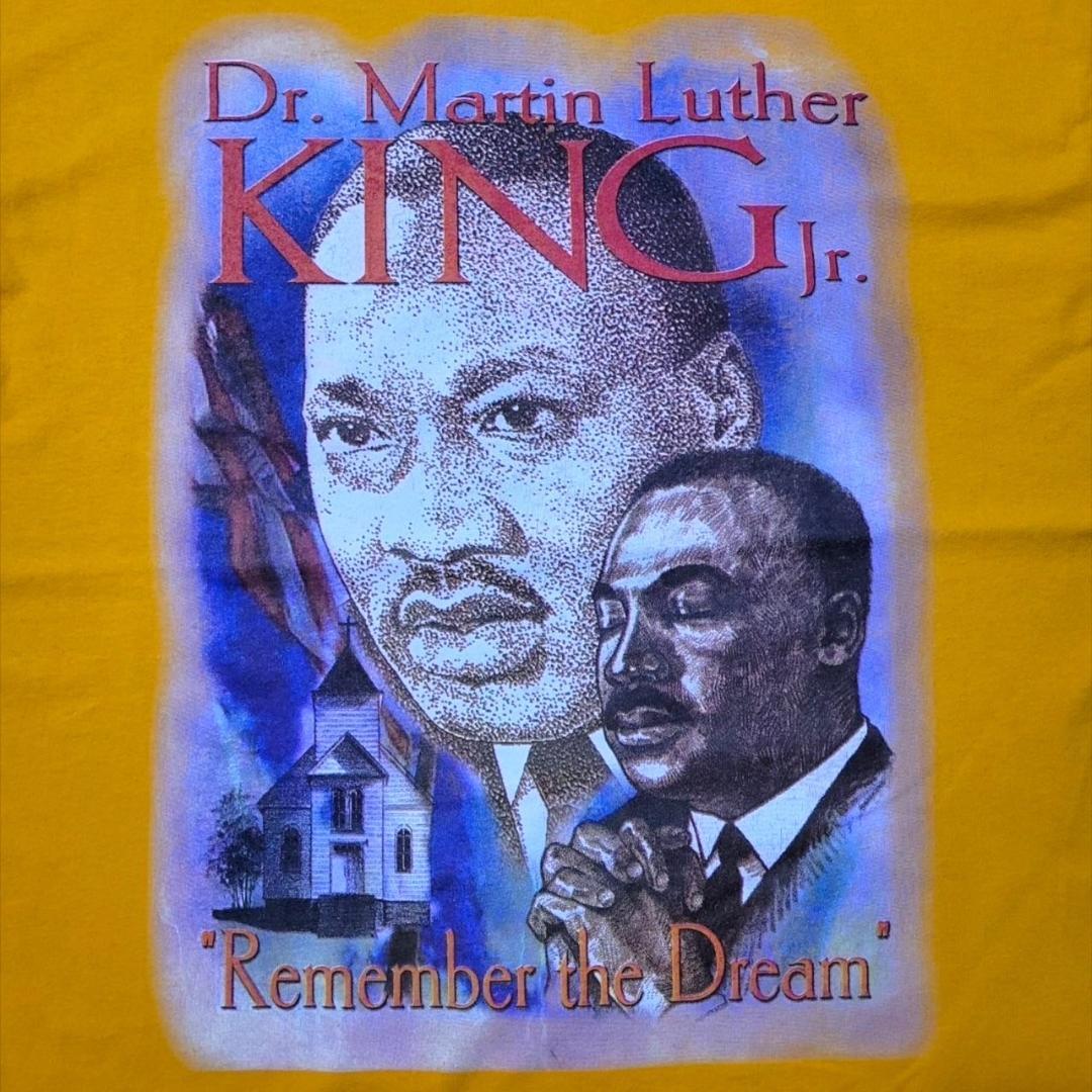 キング牧師 偉人 黒人 ヘインズ XL イエロー a-000041
