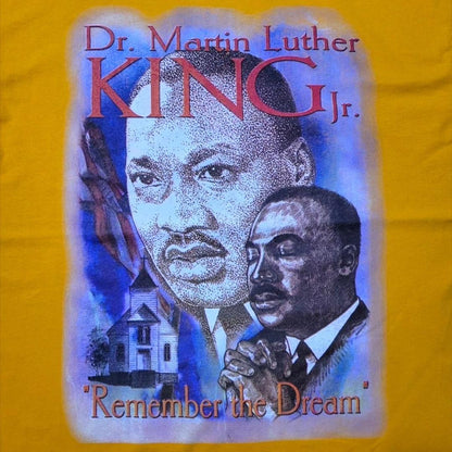 キング牧師 偉人 黒人 ヘインズ XL イエロー a-000041