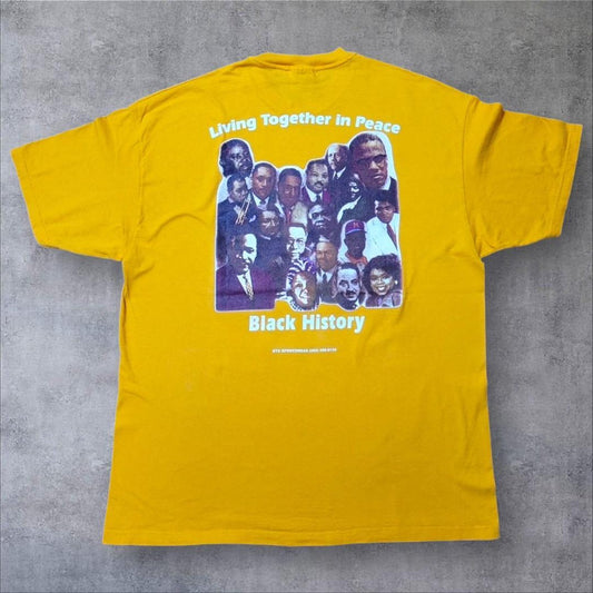 キング牧師 偉人 黒人 ヘインズ XL イエロー a-000041