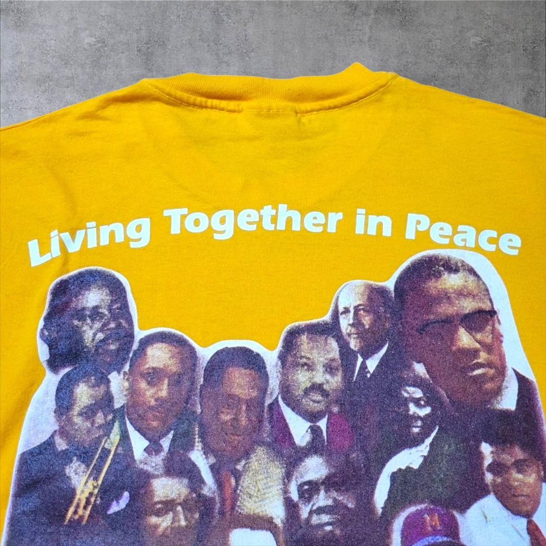 キング牧師 偉人 黒人 ヘインズ XL イエロー a-000041