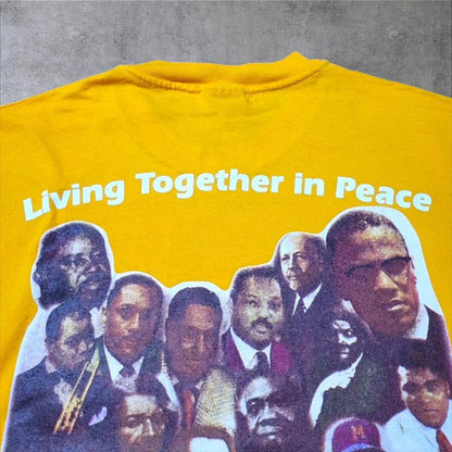 キング牧師 偉人 黒人 ヘインズ XL イエロー a-000041