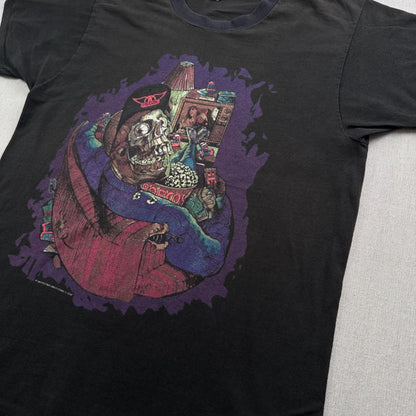 90s エアロスミス 1993 GET A GRIP SKULL ビンテージ T ba-t-2505-038