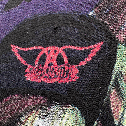 90s エアロスミス 1993 GET A GRIP SKULL ビンテージ T ba-t-2505-038