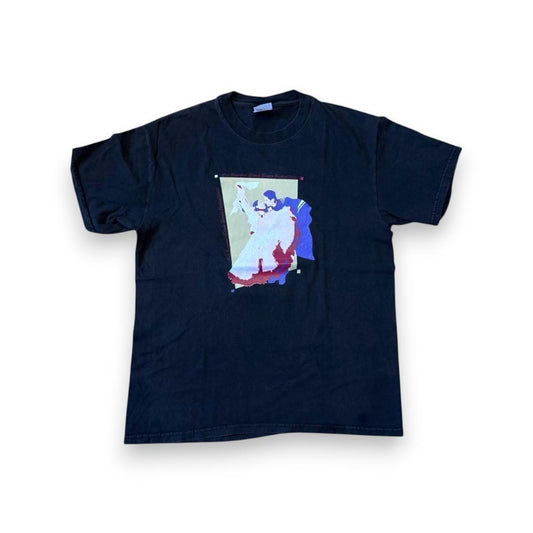 00s アートT Tシャツ ダンス 黒 L Hanes z-000021