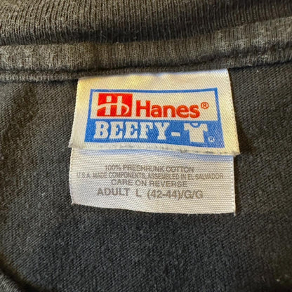 00s アートT Tシャツ ダンス 黒 L Hanes z-000021