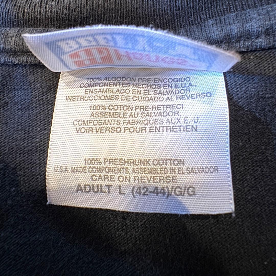 00s アートT Tシャツ ダンス 黒 L Hanes z-000021