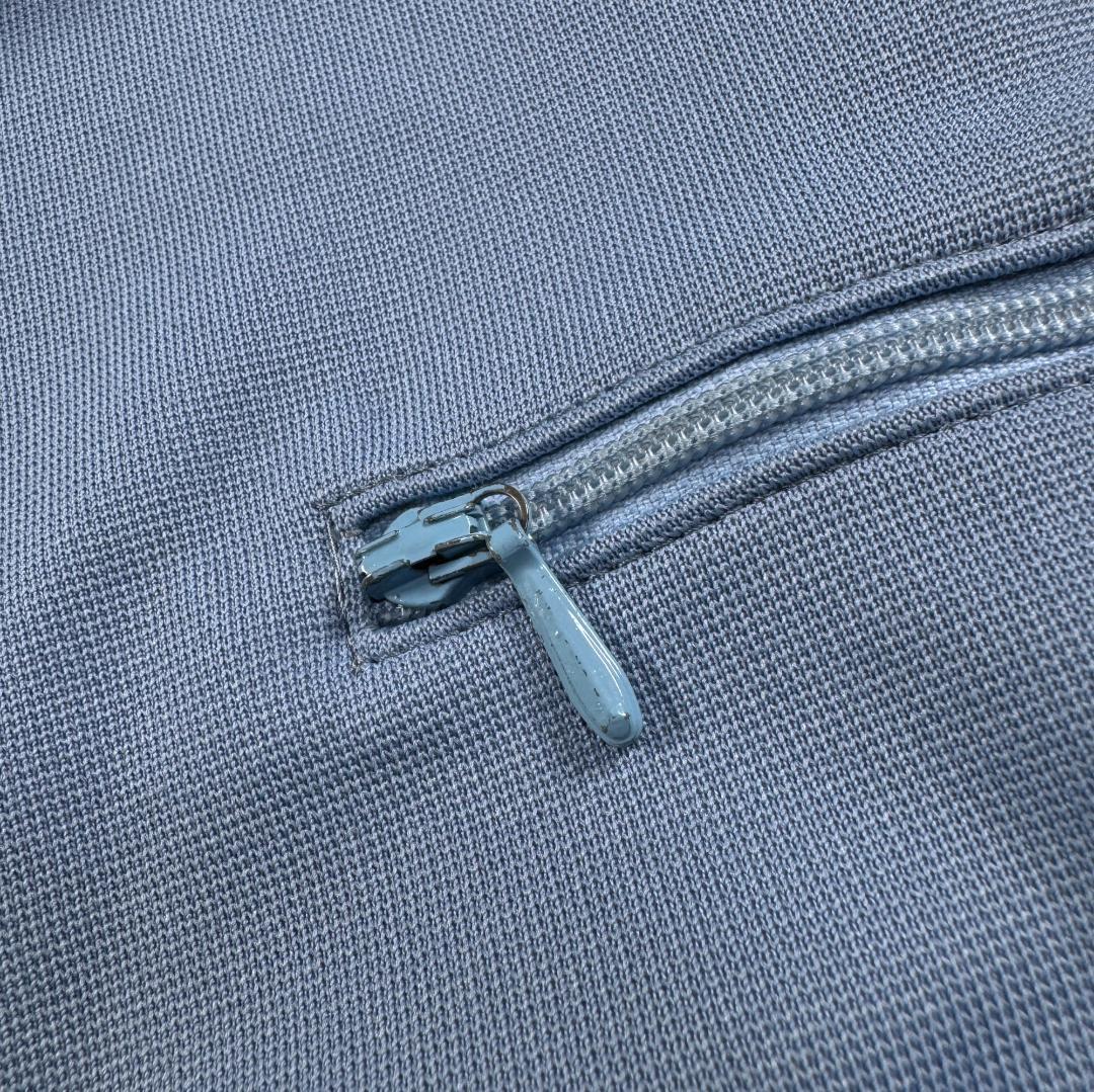 70s 80s adidas アディダス トラックジャケット 水色 デサント M ad-t-2505-017