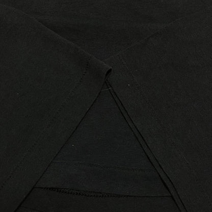 80s 90s ロケット 企業 Hanes 黒 L XL co-000053