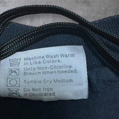 80s 90s ロケット 企業 Hanes 黒 L XL co-000053