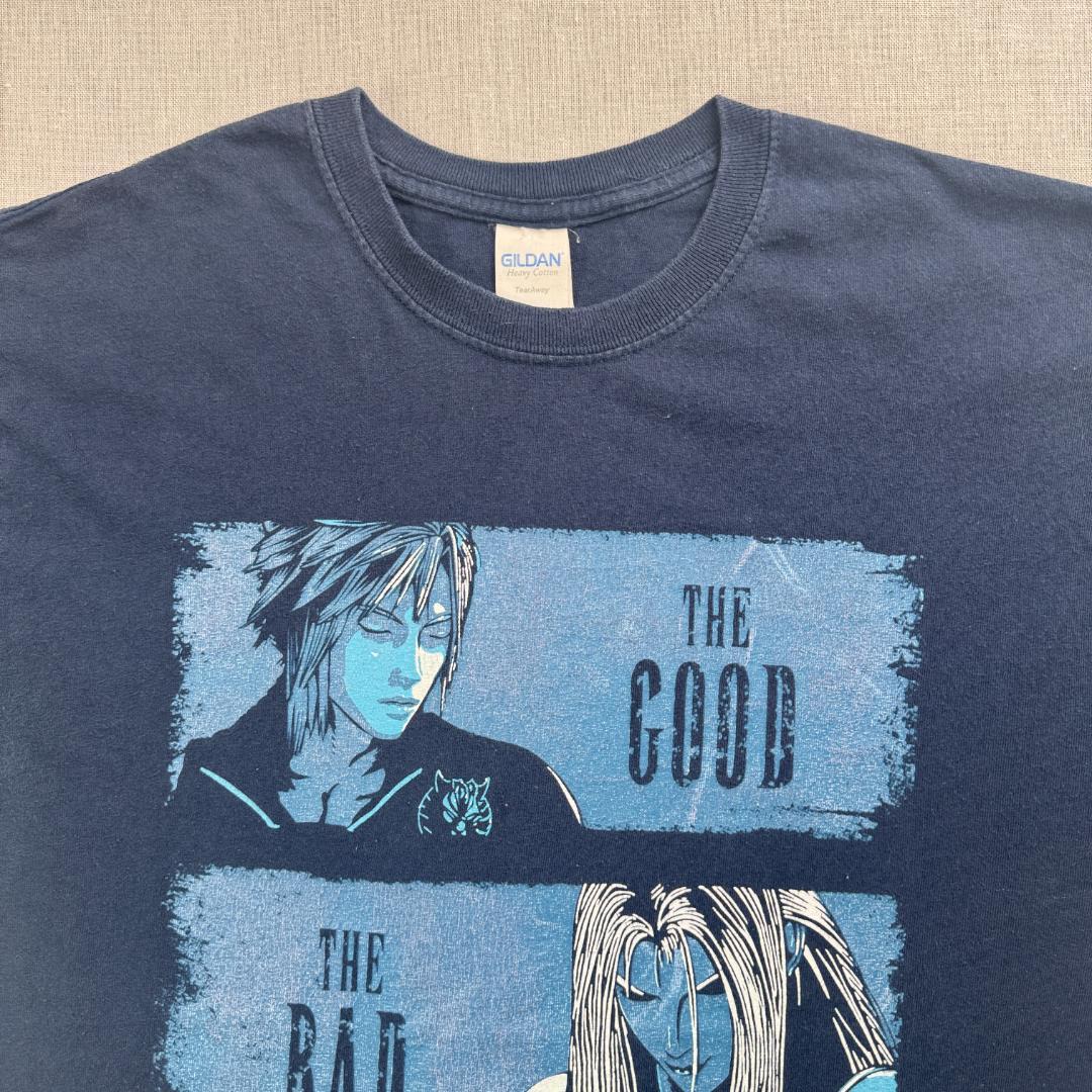 00s ファイナルファンタジー Tシャツ ネイビー M th ch-u-2505-015