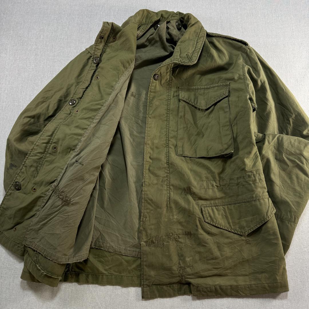 70s 80s US ARMY M65 フィールドジャケット 3rd オリーブ ja-2603-017