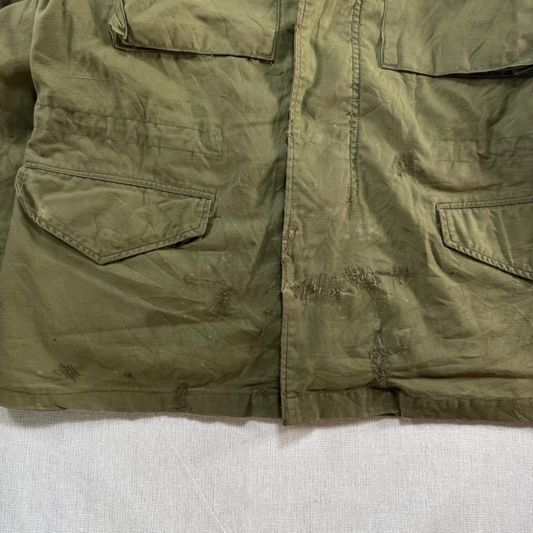 70s 80s US ARMY M65 フィールドジャケット 3rd オリーブ ja-2603-017