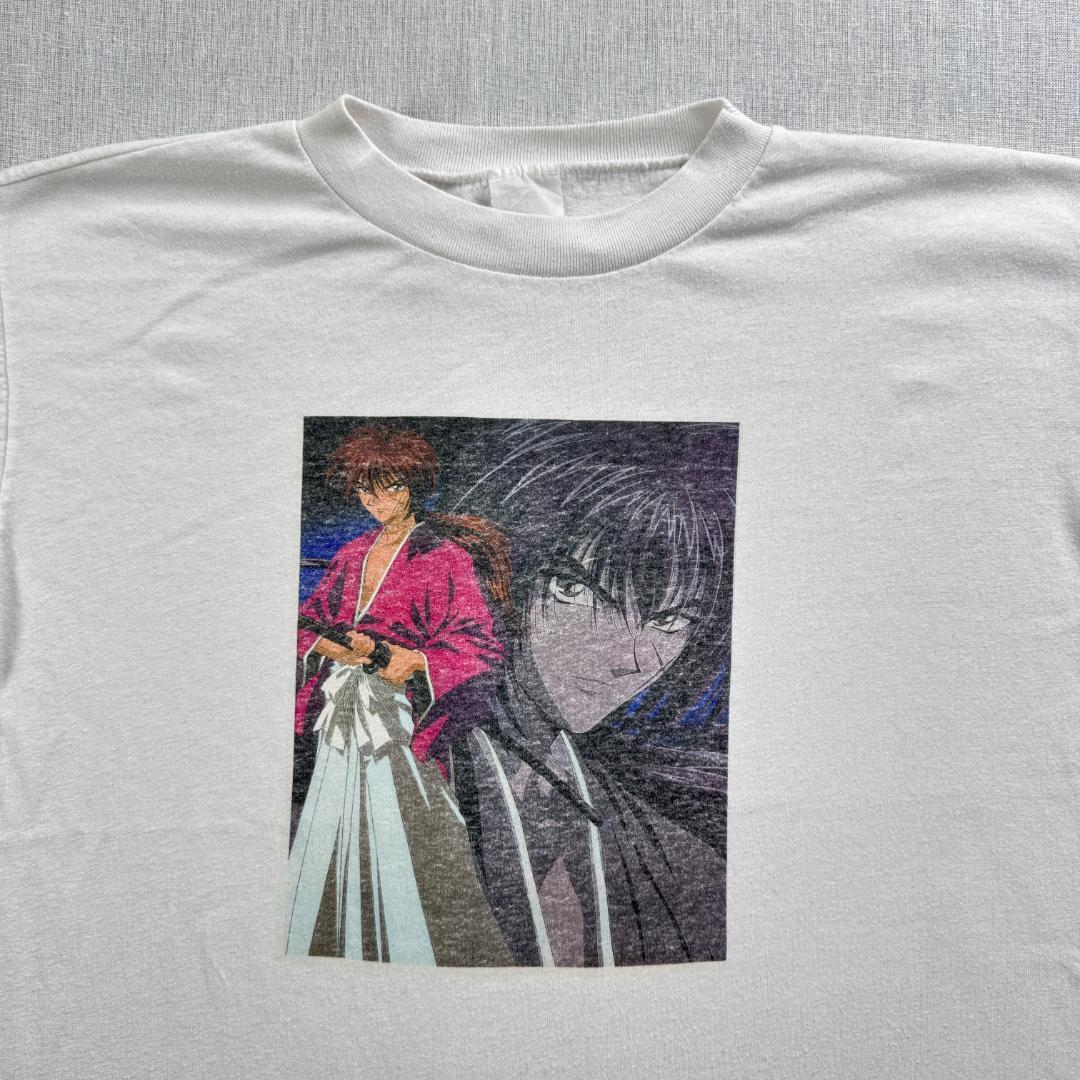 90s るろうに剣心 Tシャツ 緋村抜刀斎 天翔龍閃 ch-u-2505-062
