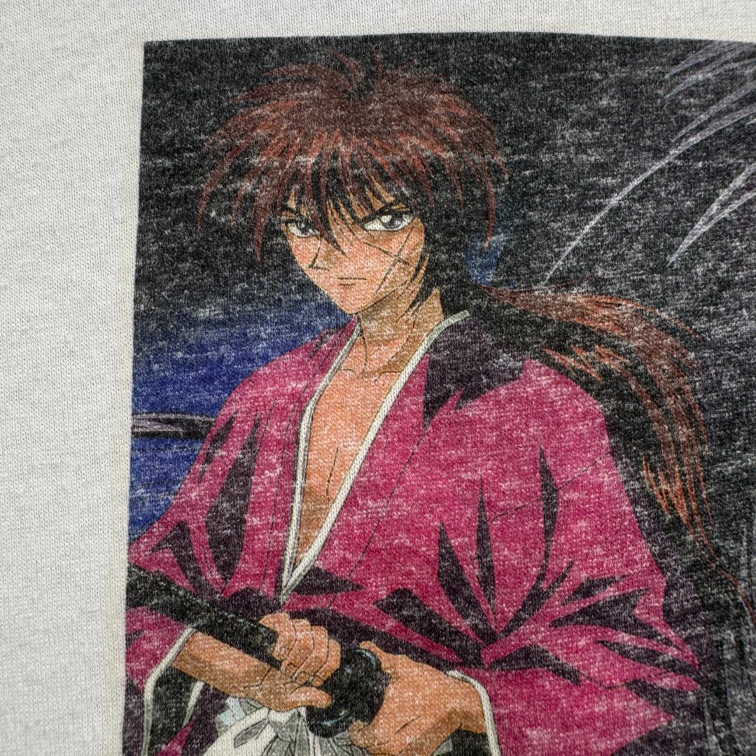 90s るろうに剣心 Tシャツ 緋村抜刀斎 天翔龍閃 ch-u-2505-062
