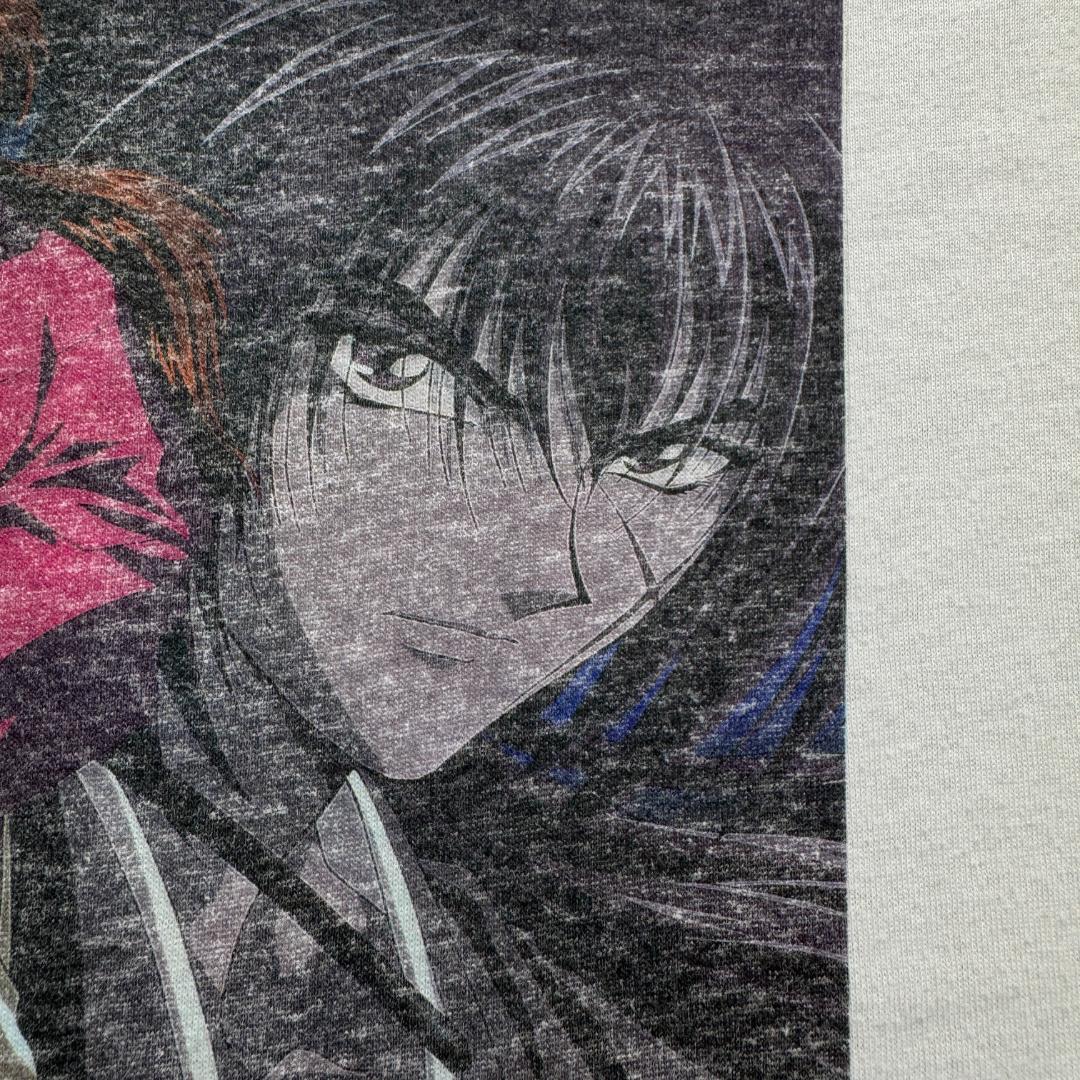 90s るろうに剣心 Tシャツ 緋村抜刀斎 天翔龍閃 ch-u-2505-062