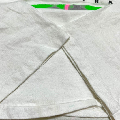 80s USA製 Hanes 白 Lサイズ スキー 企業 co-000038