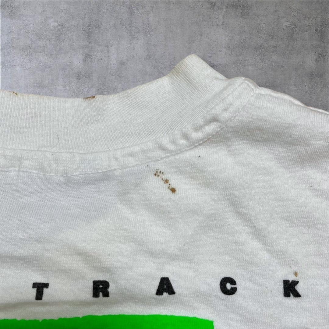 80s USA製 Hanes 白 Lサイズ スキー 企業 co-000038