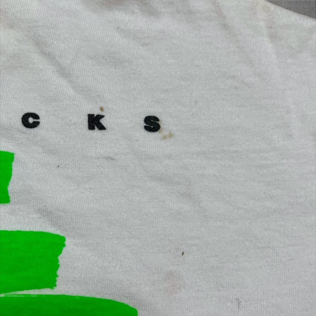 80s USA製 Hanes 白 Lサイズ スキー 企業 co-000038