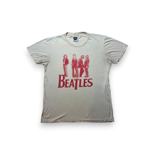 00s BEATLES ビートルズ バンドT ベージュ ba-u-2505-061