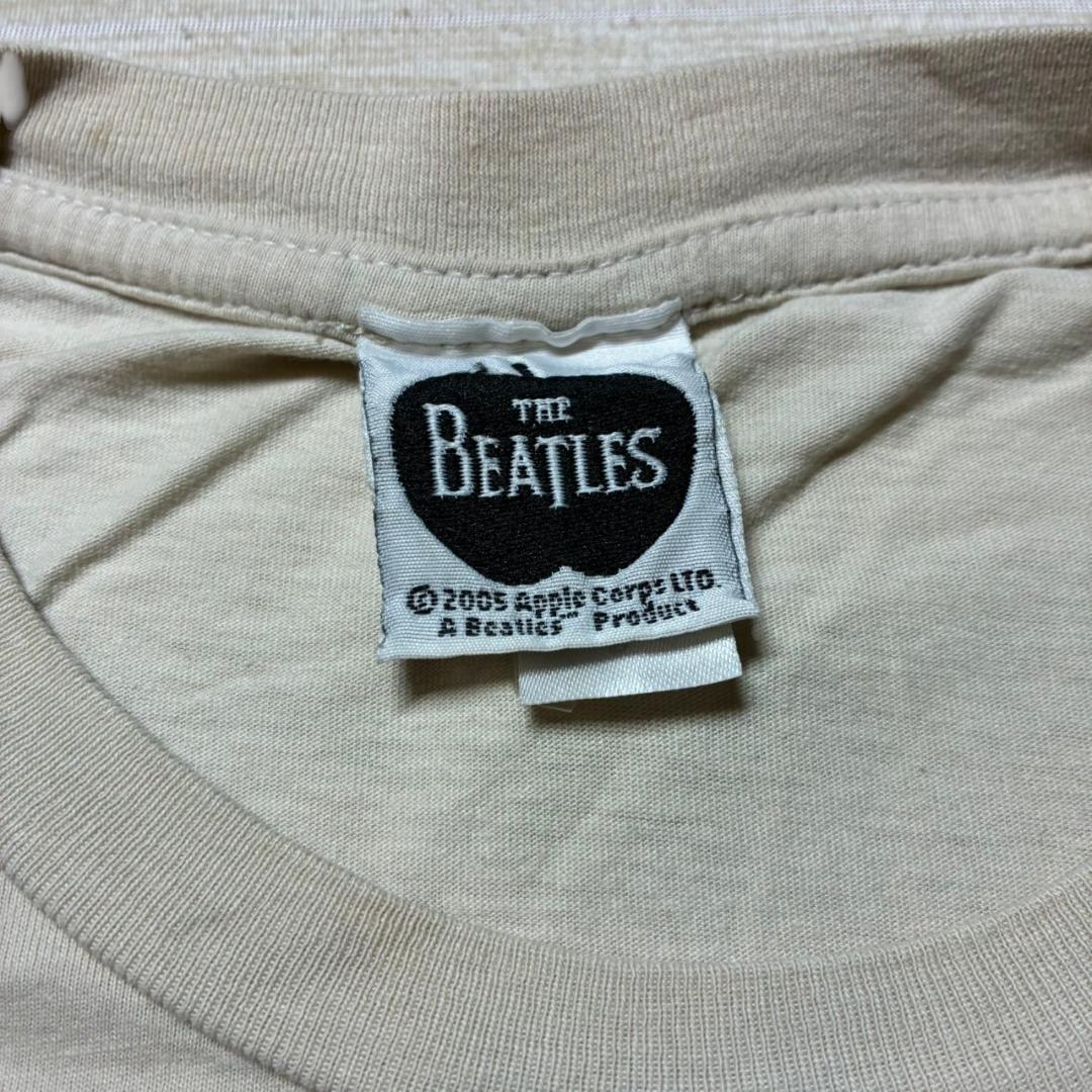 00s BEATLES ビートルズ バンドT ベージュ ba-u-2505-061