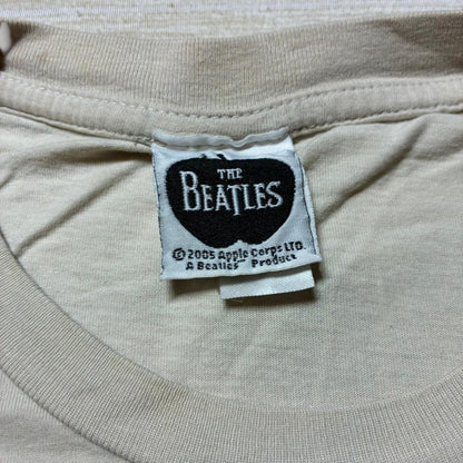 00s BEATLES ビートルズ バンドT ベージュ ba-u-2505-061