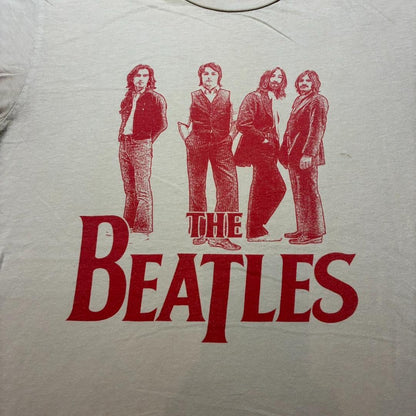 00s BEATLES ビートルズ バンドT ベージュ ba-u-2505-061