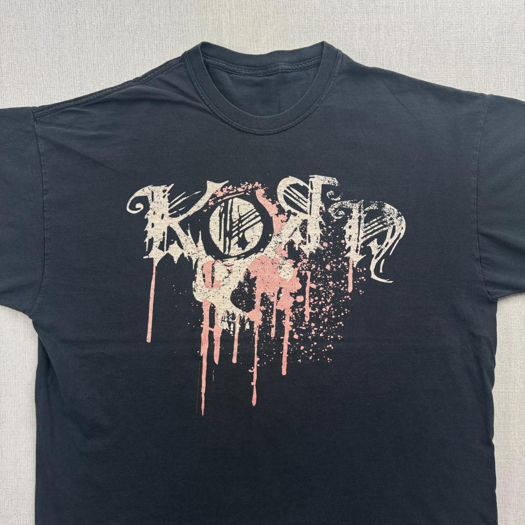 00s korn Tシャツ コーン バンT 黒 ba-u-2505-075