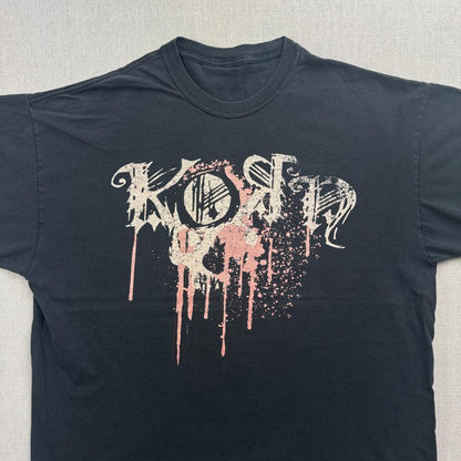00s korn Tシャツ コーン バンT 黒 ba-u-2505-075