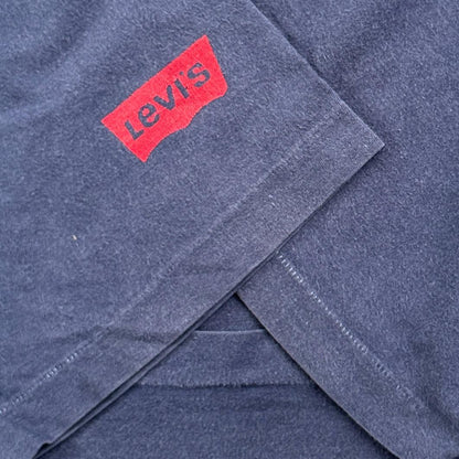 90s Tシャツ Levi's ネイビー 501 br-u-2505-003